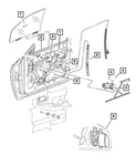 Genuine Mopar Door Glass Channel Left 5179453AA. Fixed Price $23.08.