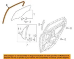 New Oem 18-22 Hyundai Accent Rear Door Glass Hardware-run Channel 83530J0000. Fixed Price $93.95.
