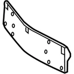 New Genuine Mercedes-benz License Plate Molding 2318170978 / 231-817-09-78 Oem. Fixed Price $175.72.