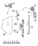 Genuine Mopar Front Door Glass Channel Left 68465071AA. Fixed Price $33.23.