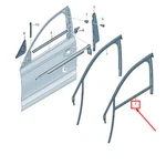Audi A6 Avant C7 Front Right Window Guide 4G0837440E. Fixed Price $470.14.
