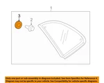 Mitsubishi Oem 97-04 Montero Sport-front Molding Gasket MB929683. Fixed Price $5.25.