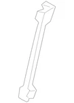 Genuine Mazda Window Regulator Guide BCJH-73-6AYB. Fixed Price $7.55.