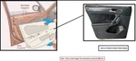 Left Blk Front Door Trim Panel Oem 2023 Ford Broncospt. Fixed Price $175.00.
