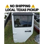 Jeep Wrangler Left Rear Door 2011-2017 White (dent) Texas Pickup, No Shipping!. Fixed Price $500.00.