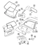 Genuine Mopar Vent Window Latch Left Manual 5018145AA. Fixed Price $13.83.