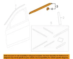 Honda Oem 13-17 Accord Front Door Exterior Trim-belt Molding 72450T2FA01. Fixed Price $108.80.