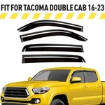 Side Window Deflectors Rain Guards For 2016-2023 Toyota Tacoma Double Cab. Fixed Price $44.54.