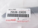 Genuine Oem Lexus 75536-33020 Driver Outside Windshield Molding 13-18 ES300H 350. Fixed Price $26.08.