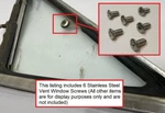 Vent Window Screws! Fit 72-93 Pickup Ramcharger 60'S-70 Mopar Van/car Etc. Fixed Price $29.50.