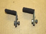 1993-1996 Corvette Door Glass Upper Metal/cloth Stops, W/bolts, Gm 10263155. Fixed Price $19.99.