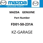 Mazda Genuine Rear Bumper Lower FD01-50-231A New. Fixed Price $290.70.