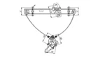 Front Right Window Regulator For 2001-2005 Honda Civic 2002 2003 2004 Tyc 660107. Fixed Price $53.95.
