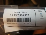 17-18 Bmw 530I-DOOR Window Sweep-belt Molding Weatherstrip Lh Front 51337336957. Fixed Price $45.00.