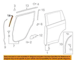 Toyota Oem 2014-2019 Highlander Right Inner Black Out Tape 759510E030 Nip. Fixed Price $11.90.