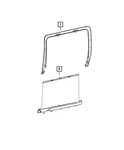 Genuine Mopar Rear Window Sunshade Right 7LF04TX7AA. Fixed Price $209.48.