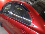 Used Rear Left Door Assembly Side Fits: 2017 Mitsubishi Lancer W/o Turbo Fr. Fixed Price $234.99.