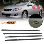 For 2009-2012 Toyota Corolla 4 Pc Weather Strips Window Moulding Trim Seal Belt. Fixed Price $54.94.