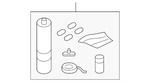 Genuine Jaguar Back Glass Adhesive Kit C2D49241. Fixed Price $71.96.