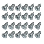 1964-1967 C2 Corvette Coupe Outer Rear Window Trim Clip Screws 24 Piece 4825984. Fixed Price $17.95.