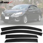 Fits 13-19 Nissan Sentra Window Visors Acrylic Sun Guard Rain Deflector 4PCS. Fixed Price $25.98.