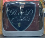 1988 Porsche Rear Back Glass Assembly With Spoiler 94451292905. Fixed Price $650.00.