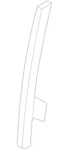 Genuine Mitsubishi Sash Channel MR599942. Fixed Price $10.66.