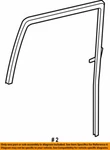 68152-0C040 Toyota Run, Rear Door Glass, Lh 681520C040, New Genuine Oem Part. Fixed Price $105.85.