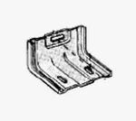 1964 1965 1966 1967 1968 Mustang Convertible Coupe Quarter Window Lower Bracket. Fixed Price $49.68.