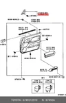 Garnish, Front Door Lower Frame Bracket, Left, 6749212510 For Toyota 67492-12510. Fixed Price $17.78.