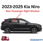 Fit 23-25 Kia Niro Passenger Right Side Rear Door Window Glass Tinted. Fixed Price $162.00.